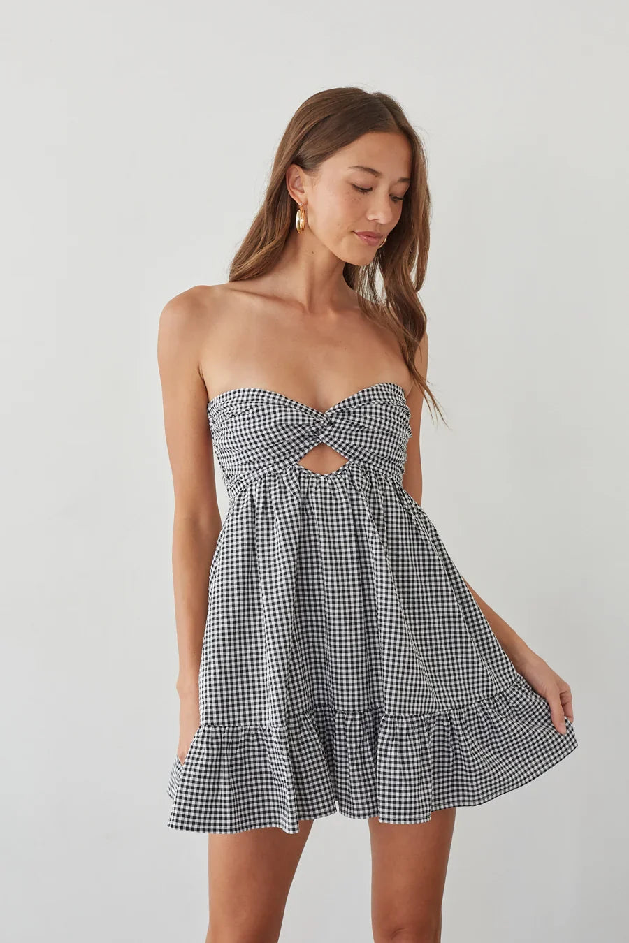 Savannah Twist Front Romper