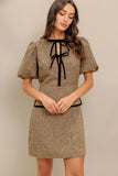 MADEMOISELLE MODE TWEED MINI DRESS FINAL SALE
