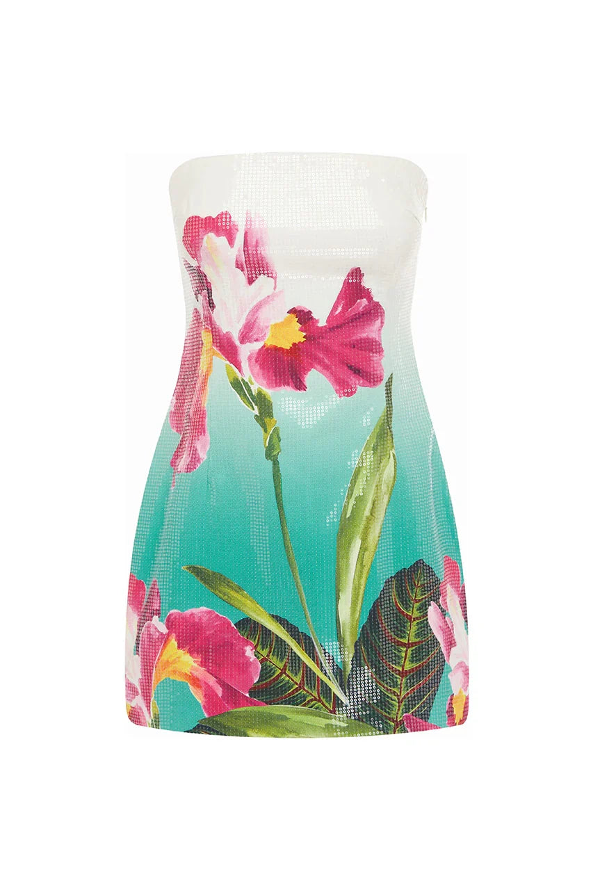 IBIZA MINI DRESS NALANI PRINT