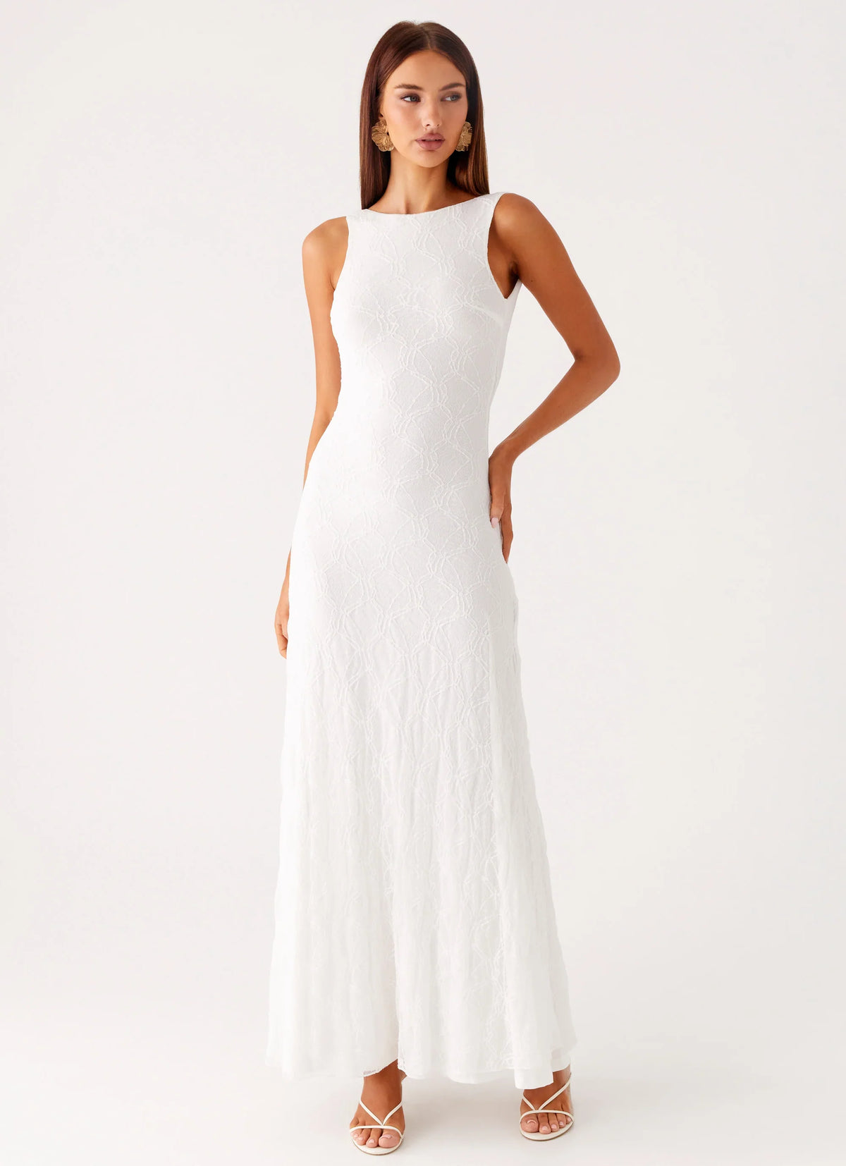Embrace The Sun Maxi Dress White