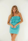Cassandra Ruffle Bodycon Mini Dress