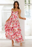 Starflower Breeze Maxi Dress Pink