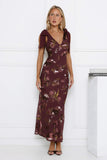 Catch The Vibe Maxi Dress Burgundy