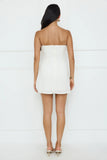 Coconut Love Strapless Mini Dress White