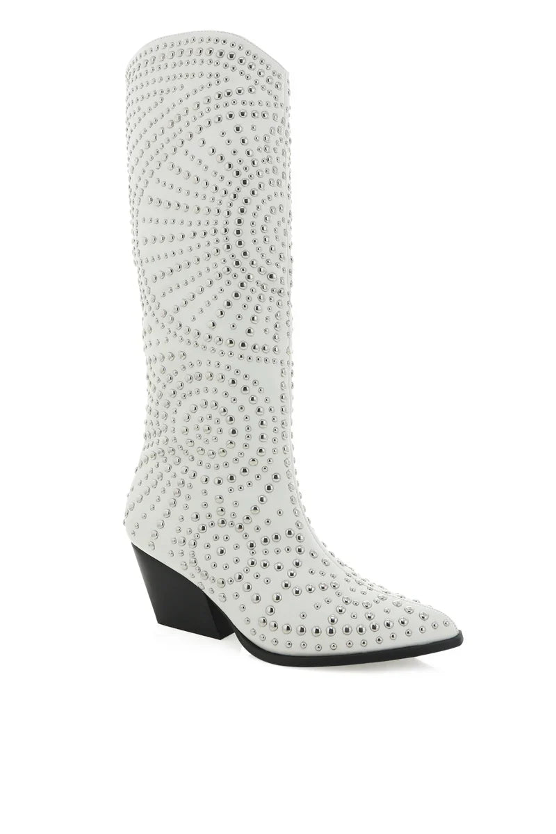 Zachariah Studded Western Boot