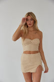 Avalon Smocked Mini Skirt