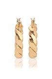 Textured Mini Hoops Earrings