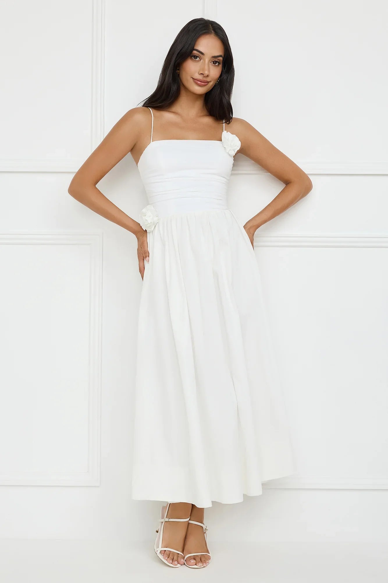 Trendsetters Way Maxi Dress White