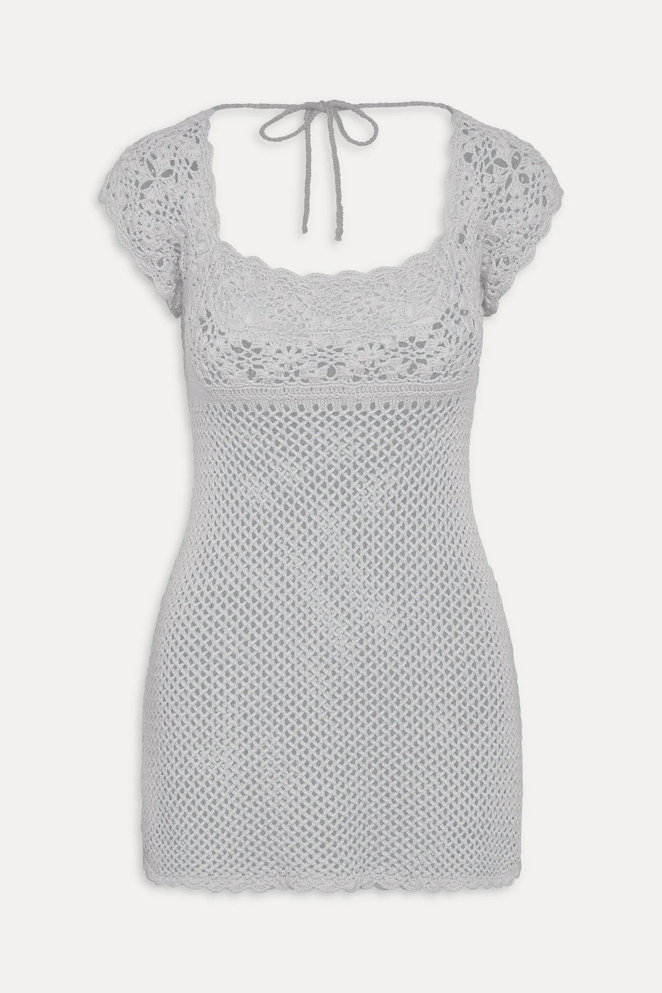 Eloise Crochet Mini Dress Angels Meadow