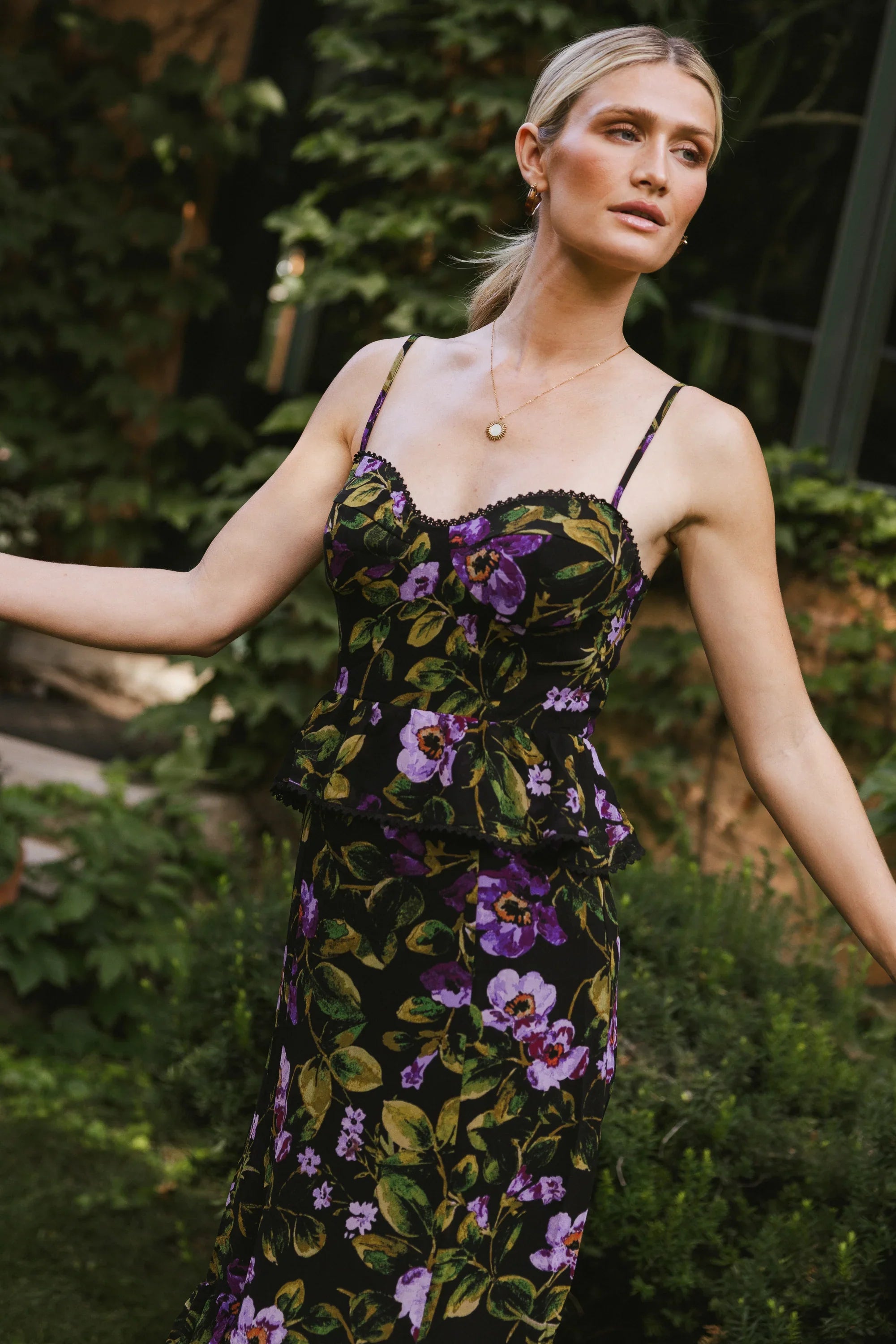 Rory Floral Midi Dress