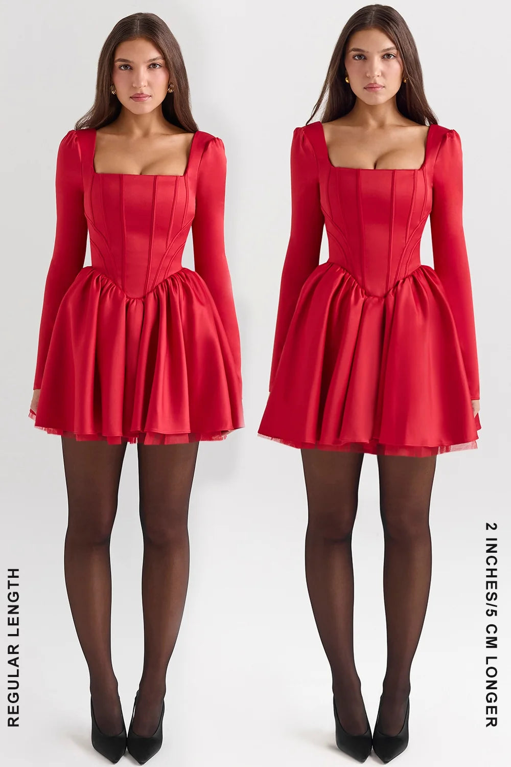 holly red removable bow tulle mini dress sale