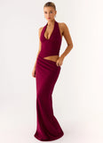 Almost Love Maxi Dress Plum