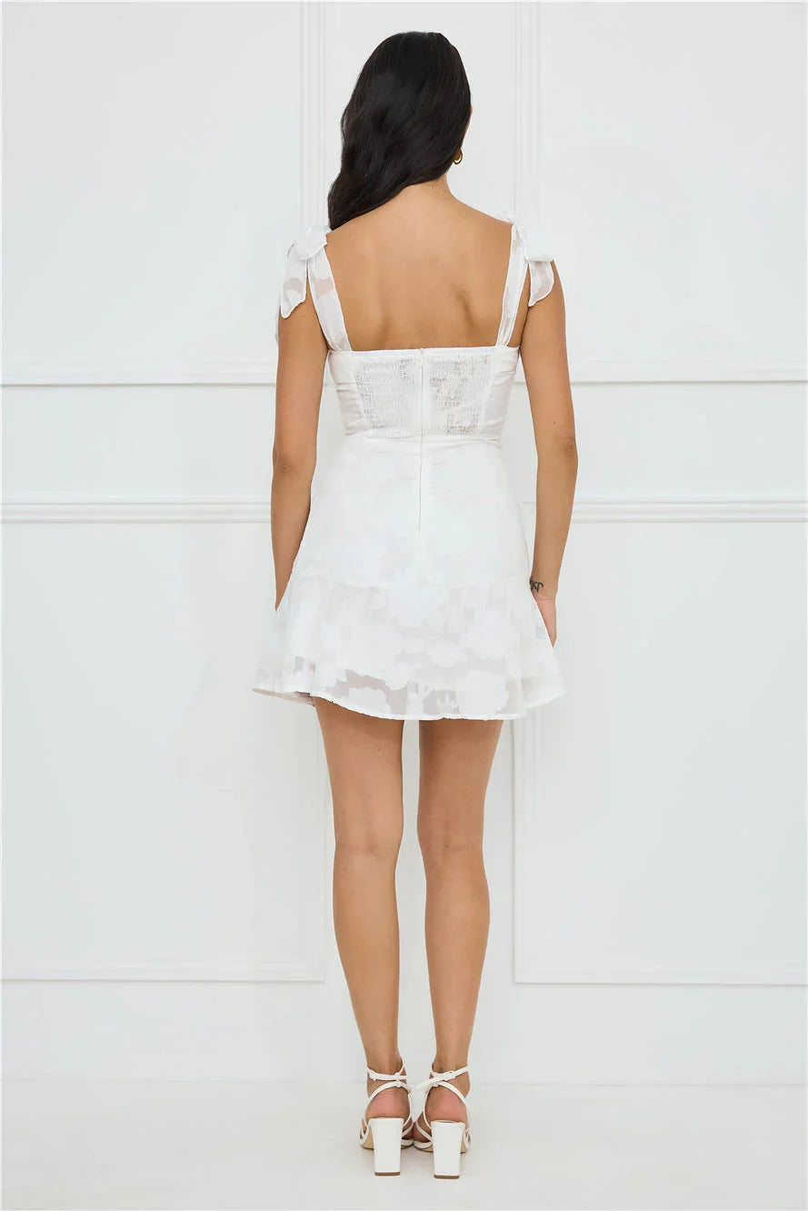 Island Reverie Mini Dress White