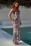 MONET CROSS BACK MAXI DRESS GIANA WHITE
