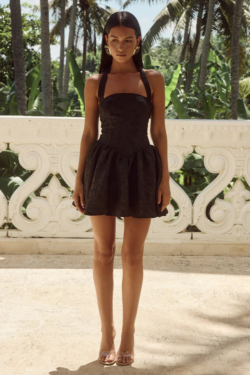 SABINE MINI DRESS BLACK