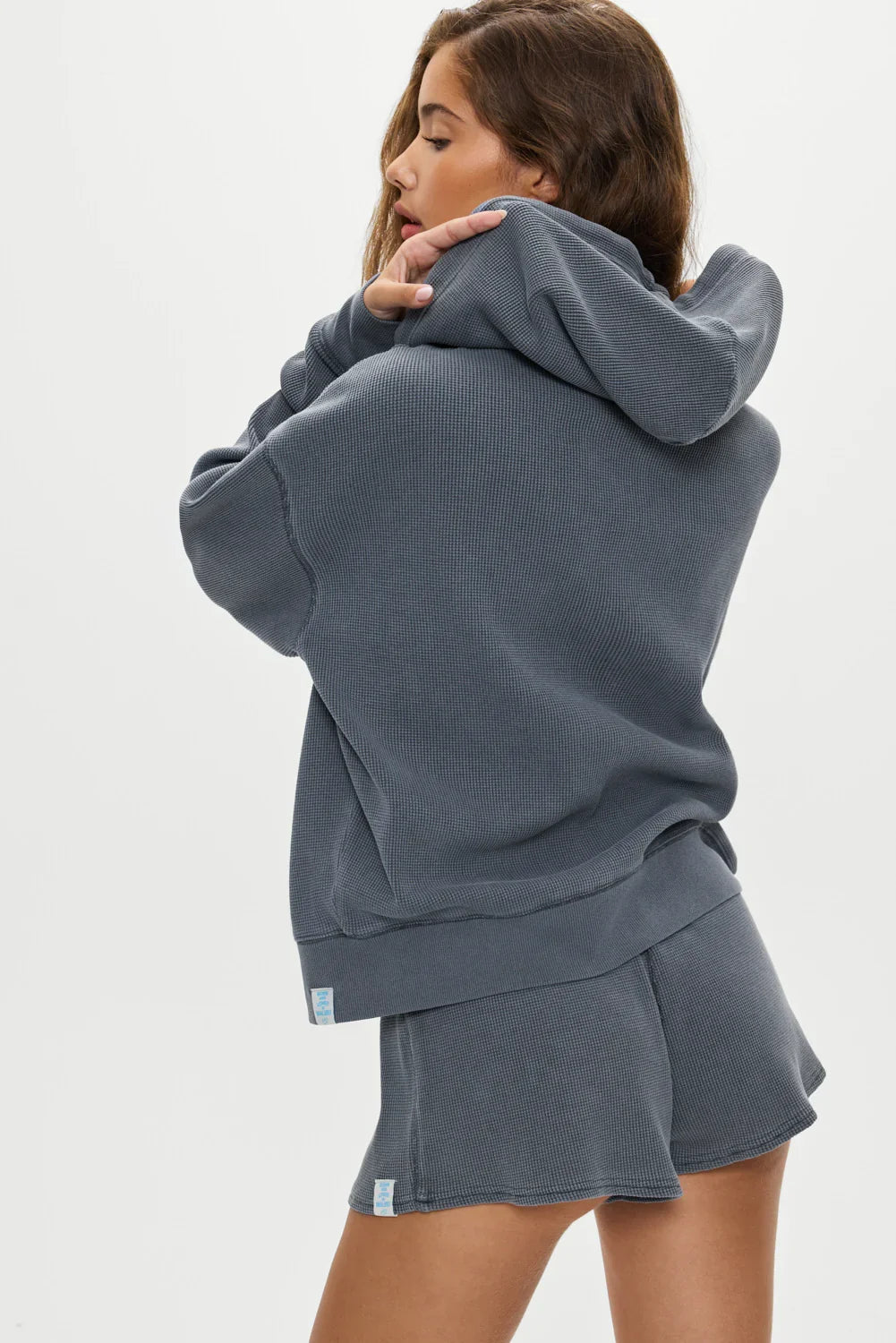 Weekend Thermal Hoodie Shadow Blue
