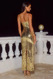 KERRIE SEQUIN MAXI DRESS GOLD
