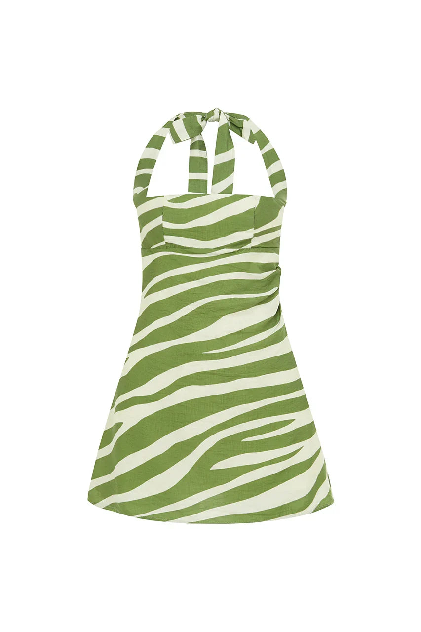 AMARI MINI DRESS KHAKI