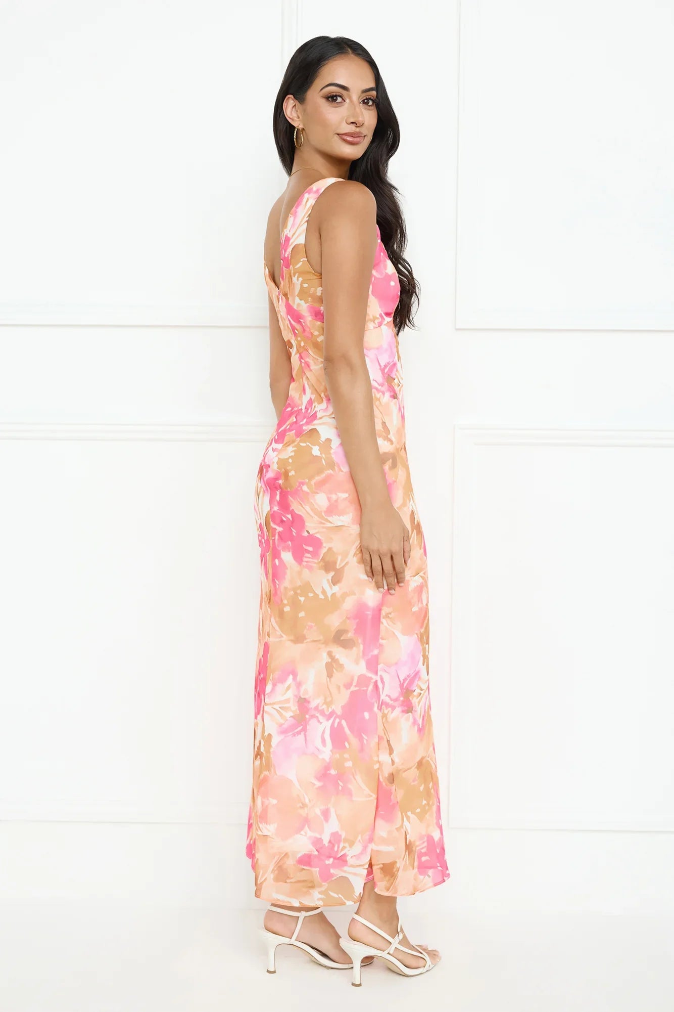 Floral Sunlight Maxi Dress Pink