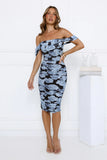 Club Fit Midi Dress Blue