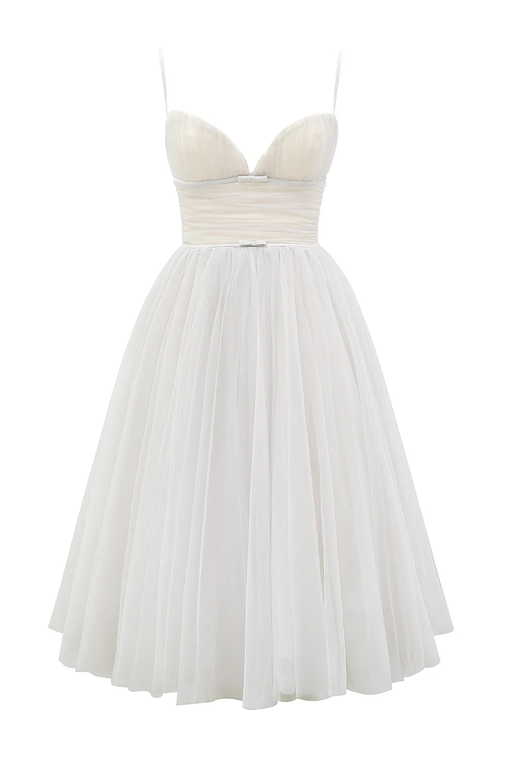 french dove tulle midi dress sale
