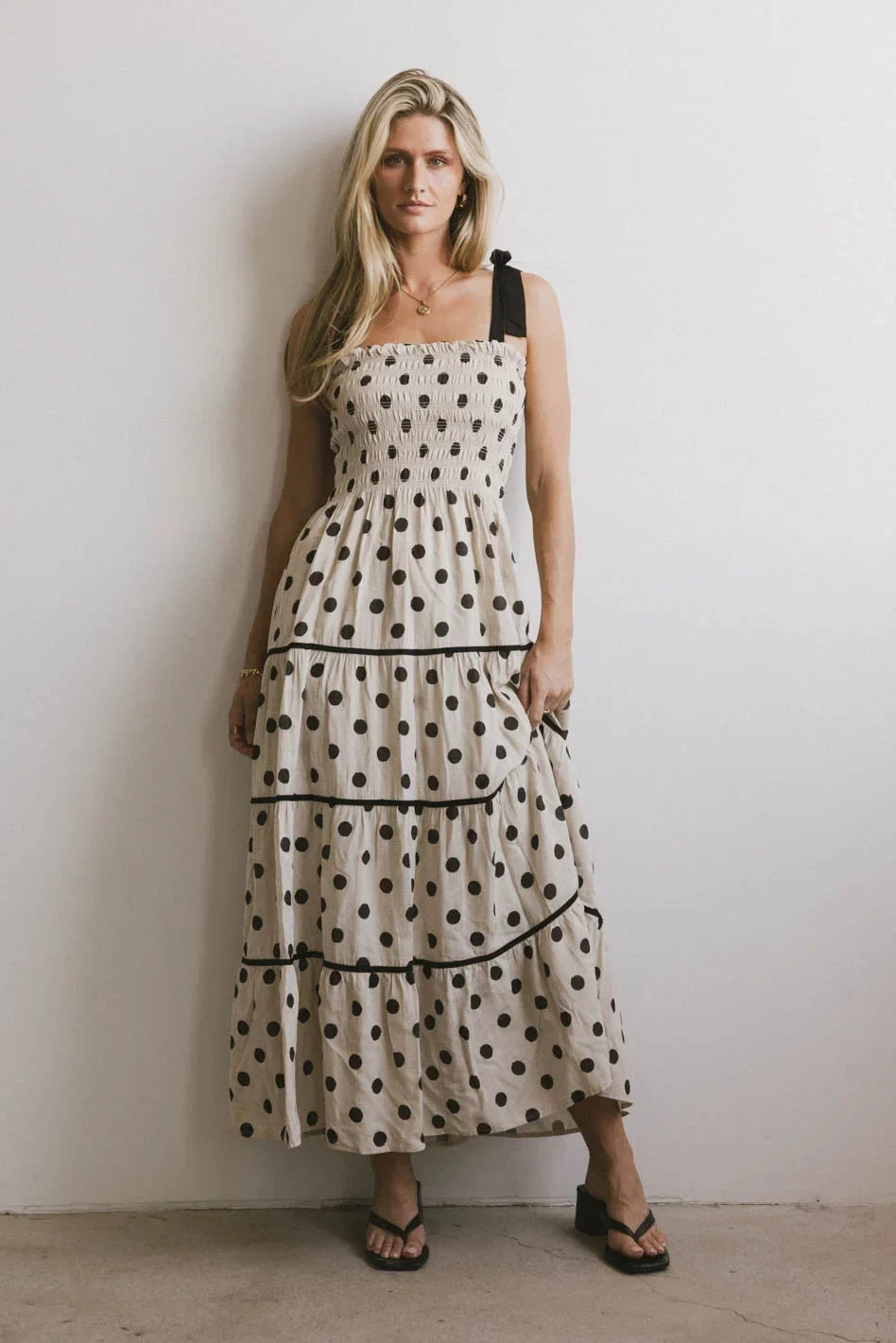 Matilda Polka Dot Midi Dress FINAL SALE
