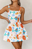 Carnival Colors Mini Dress Print