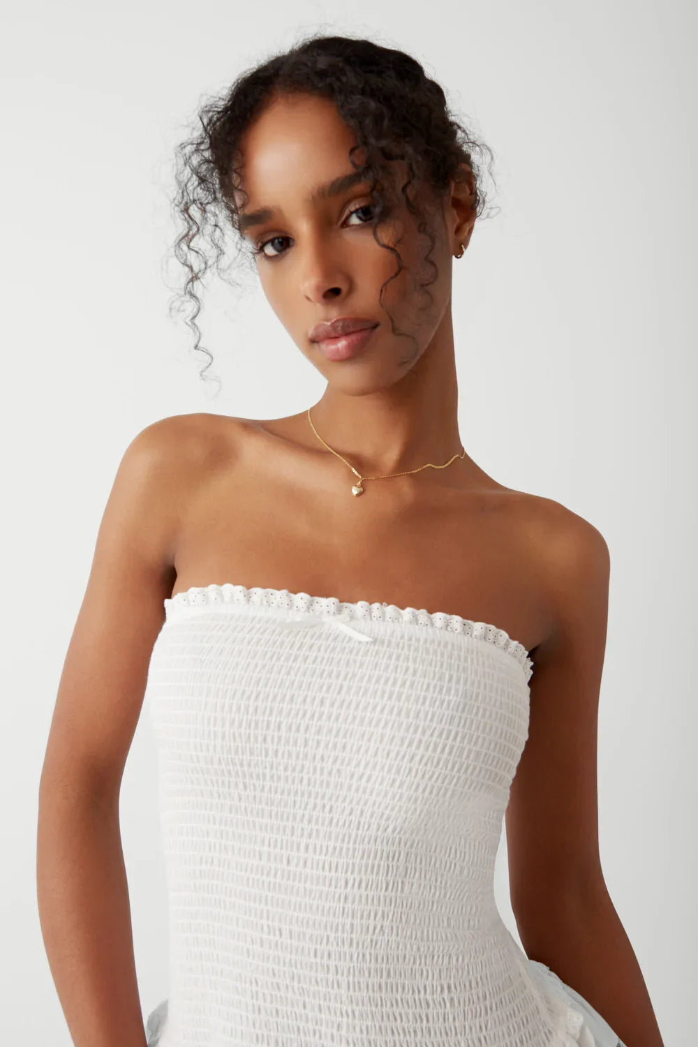 Day Princess Mini Dress White