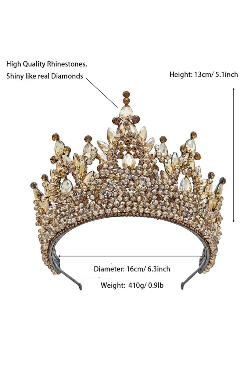 Pink Rhinestone Queen Tiara