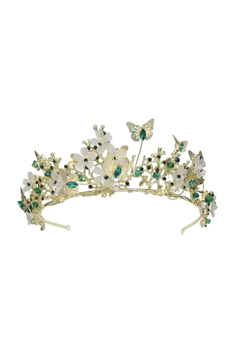 Crystal Baroque Fairy Headpiece Butterflies Tiara