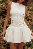 NEVAH MINI DRESS WHITE