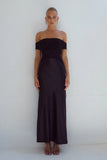 AMORET MIDI DRESS BLACK