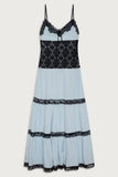 Vineyard Crochet Maxi Dress Moonlight