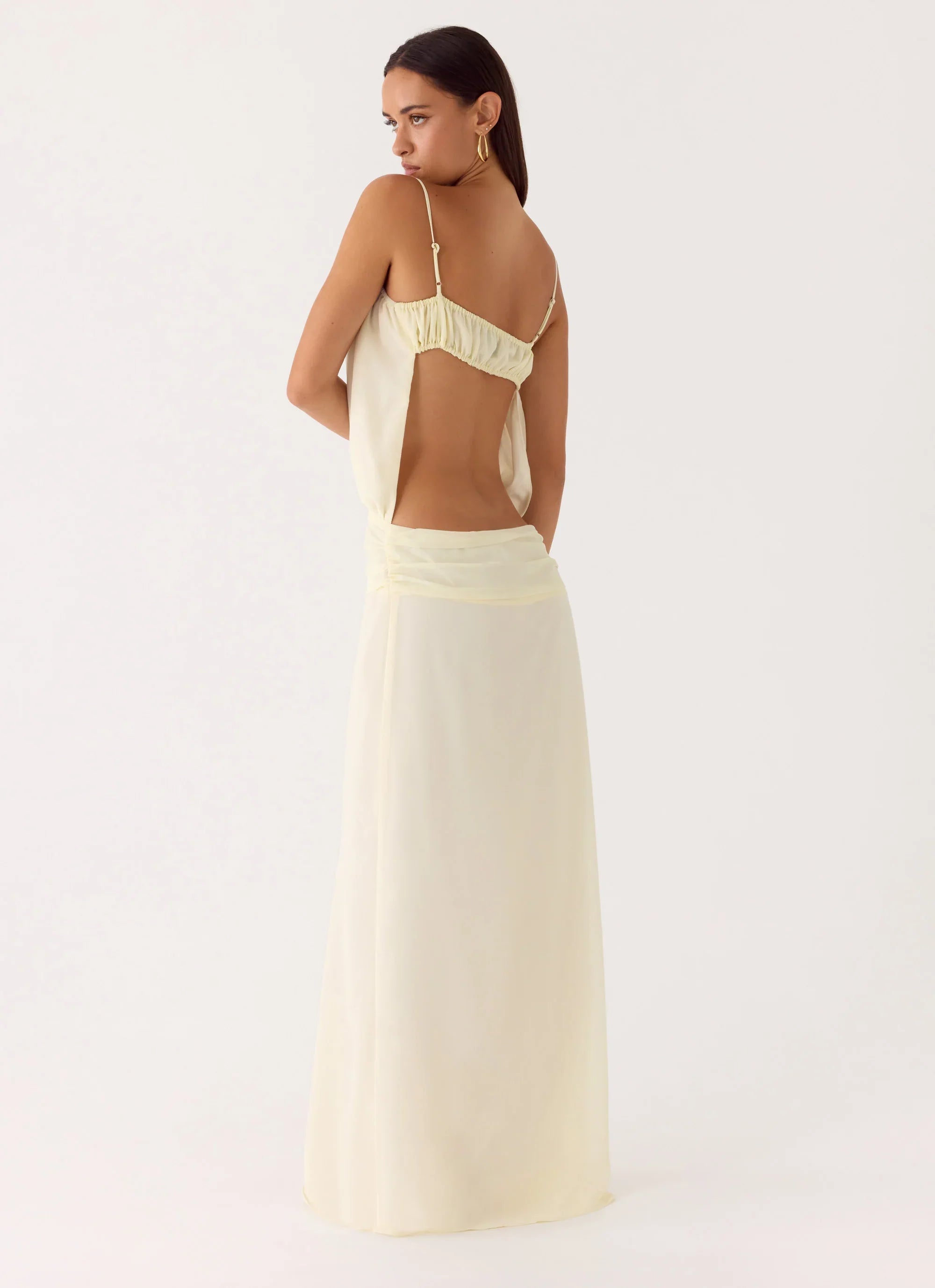 Citrus Kiss Maxi Dress Baby Yellow