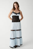 Vineyard Crochet Maxi Dress Moonlight