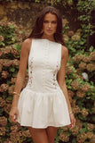 NEVAH MINI DRESS WHITE