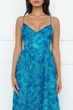 Fresh Nectar Midi Dress Blue