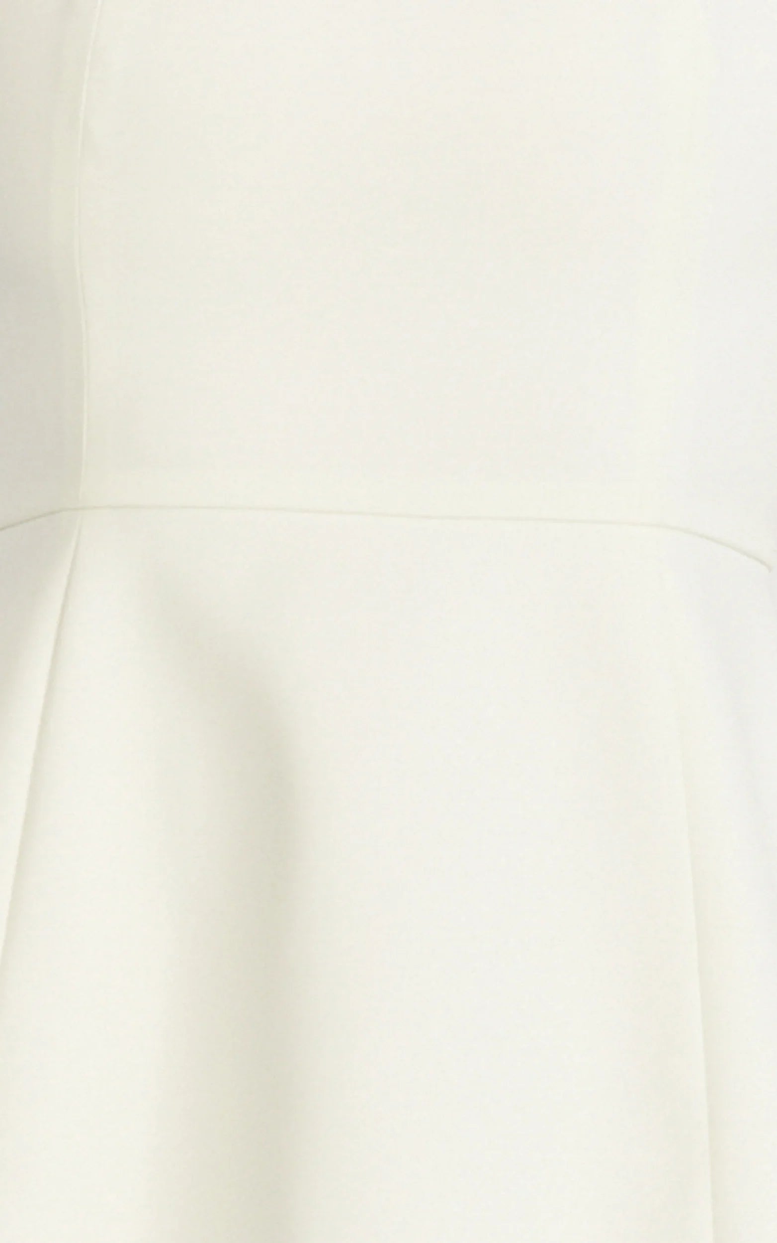Zinnia Mini Dress Square Neck Tulip Dress in White